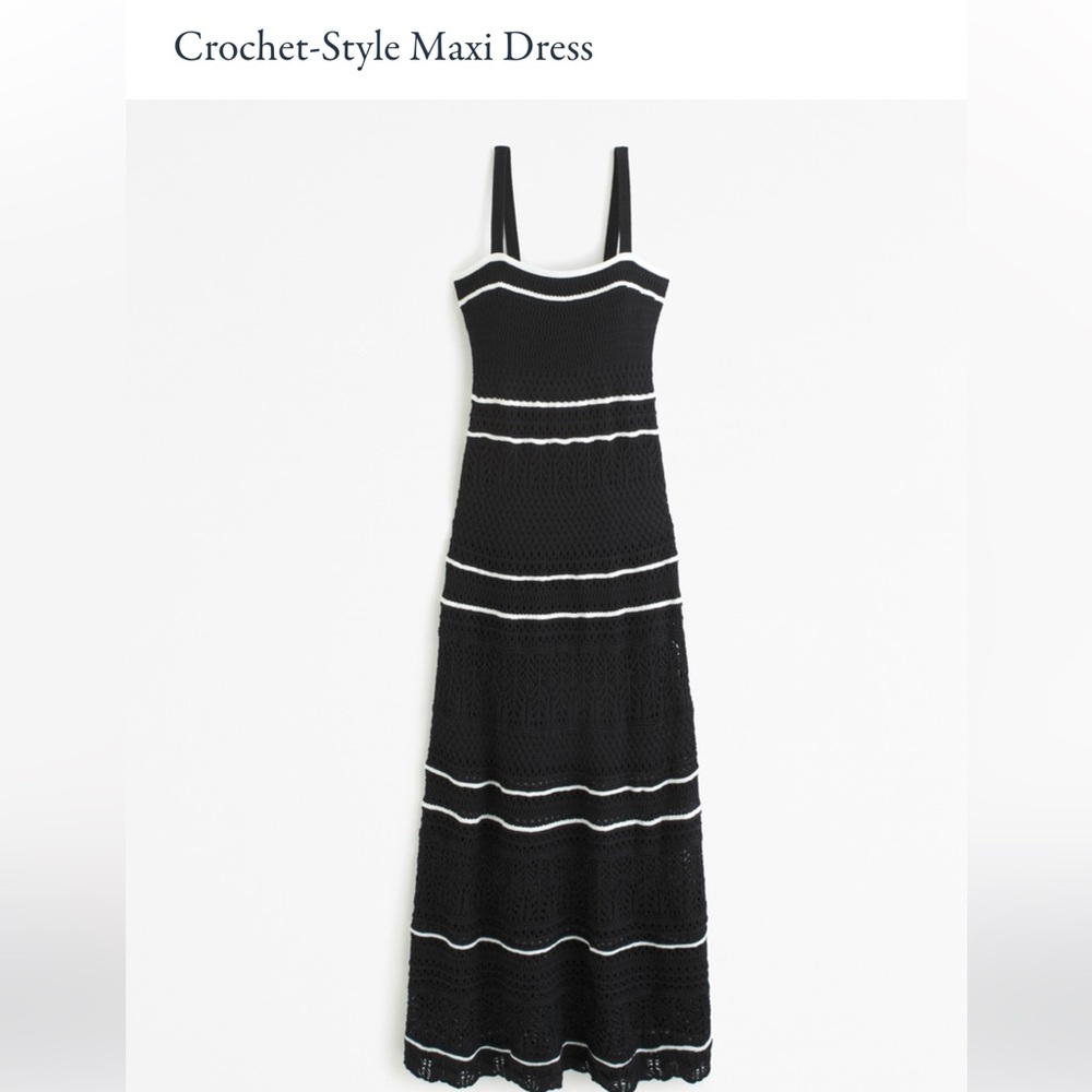 Abercrombie Crochet-Style Maxi Dress